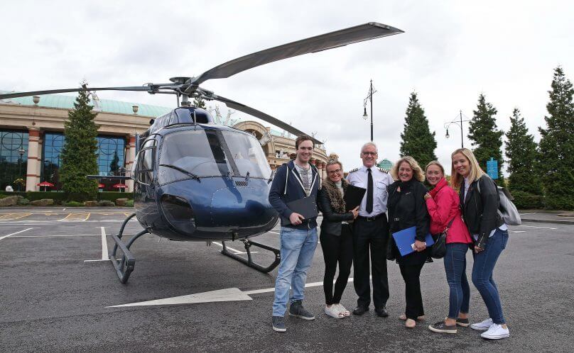 The Influential PR team Manchester ► Charter-A Ltd Charter-a ltd manchester helicopter team