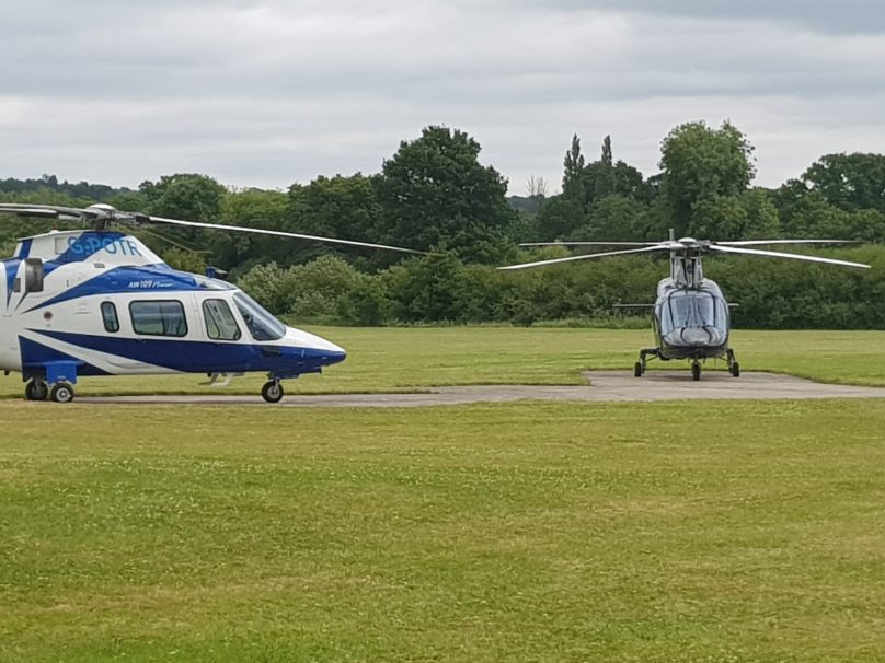 Helicopter charter fleet