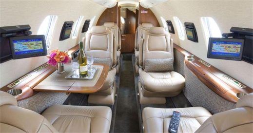 Charter-a ltd citation xls interior