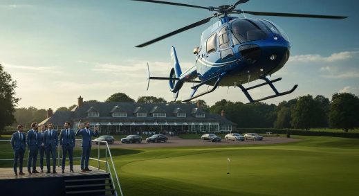 Charter-a ltd vip helicopter transfer to cheltenham racecourse