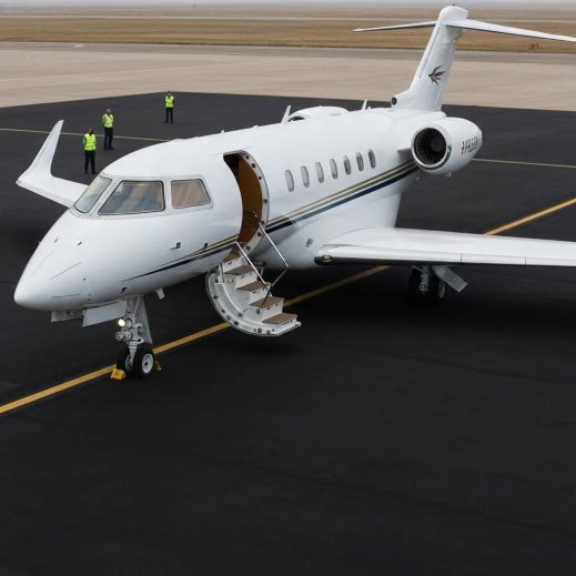 Charter-a ltd luxurious private jet on tarmac representing exclusive air charter services