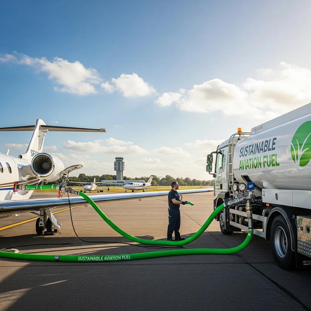 Charter-a ltd sustainable aviation fuel (saf) being uplifted — practical measures for lower‑carbon private flights