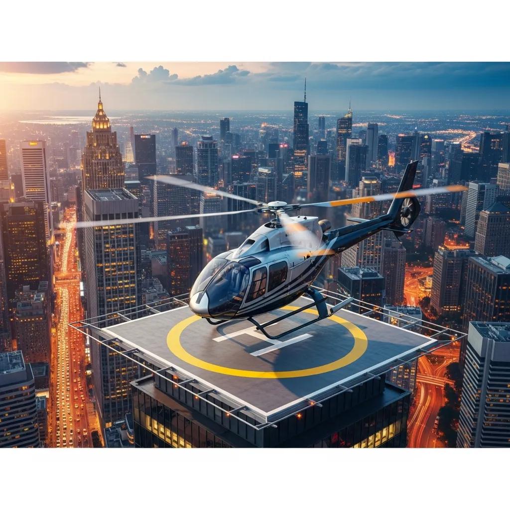 helicopter-landing-on-a-rooftop-helipad-illustrating-urban-transfer-advantages-1634fff8-39b8-4b9e-847a-944ded44c078webp ► Charter-A Ltd Charter-a ltd helicopter touching down on a rooftop helipad to illustrate fast urban transfers